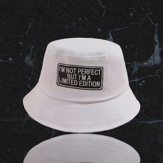 white bucket hats