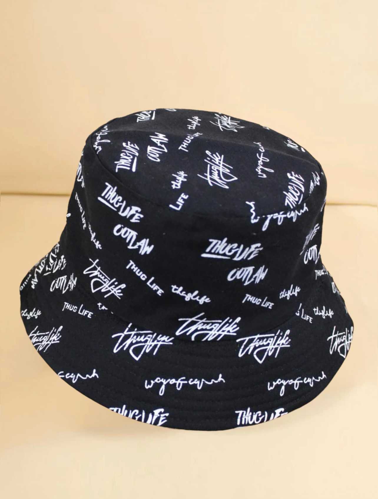 Thug Life reversible  bucket Hat DaBucketDrip