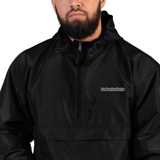 DaBucketDrip/Embroidered Champion Packable Jacket DaBucketDrip