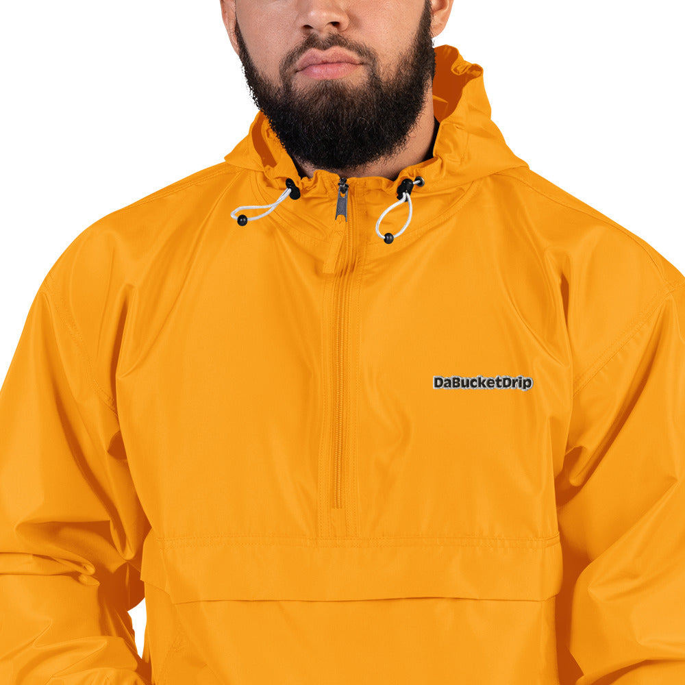 DaBucketDrip/Embroidered Champion Packable Jacket DaBucketDrip