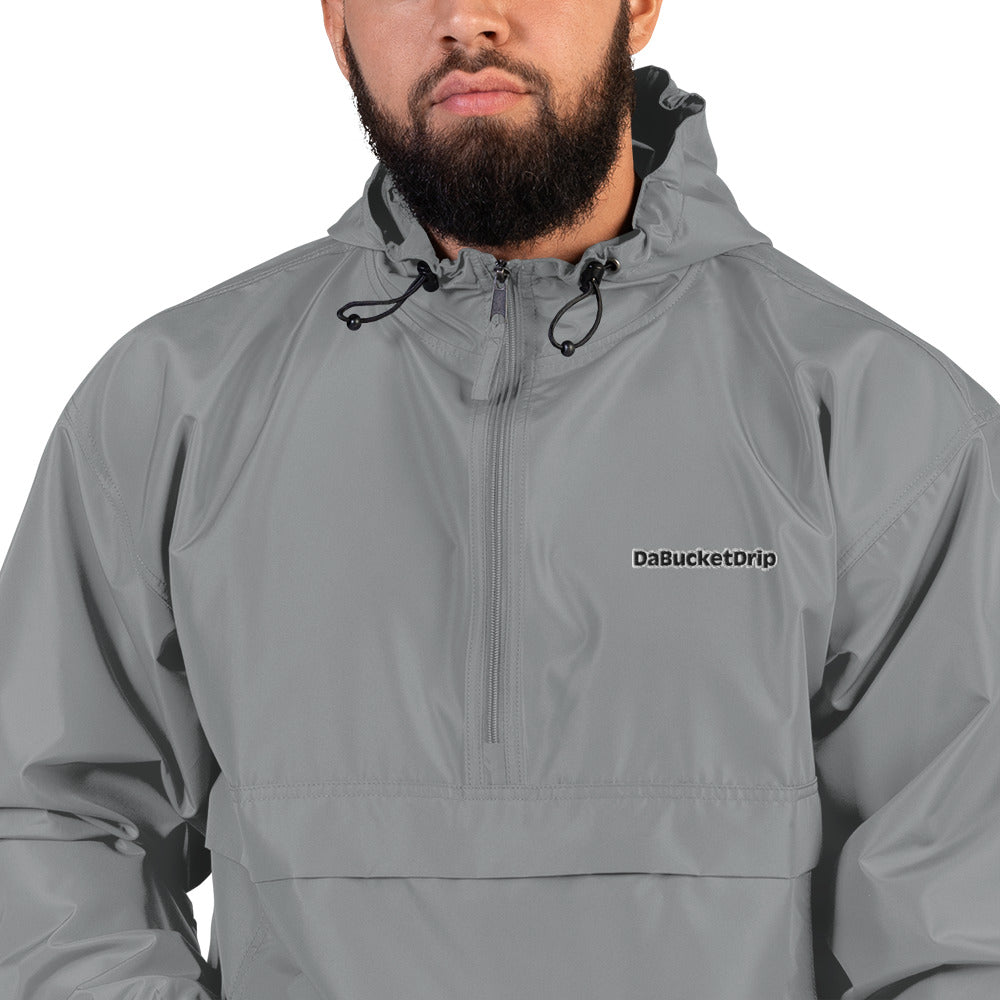 DaBucketDrip/Embroidered Champion Packable Jacket DaBucketDrip