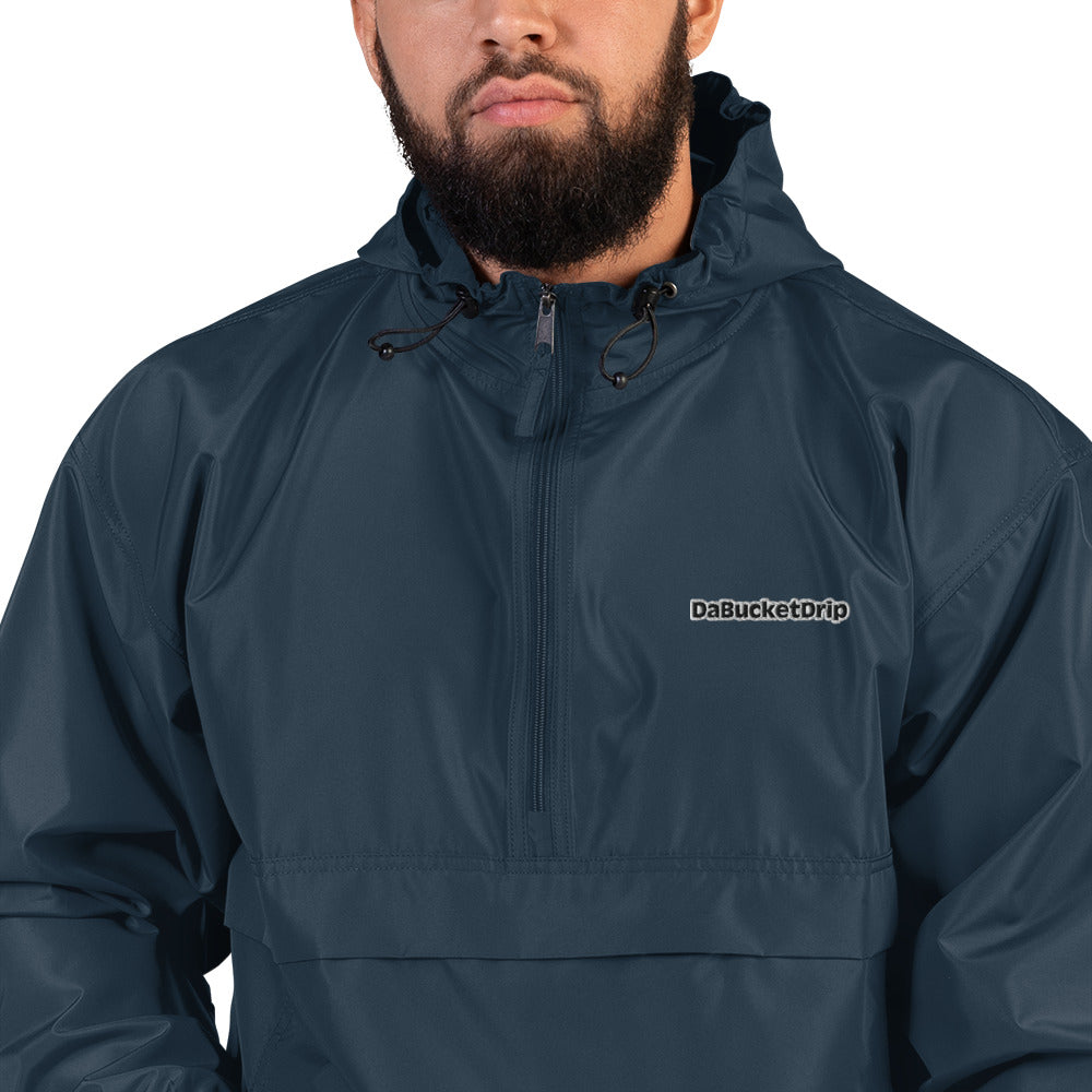 DaBucketDrip/Embroidered Champion Packable Jacket DaBucketDrip