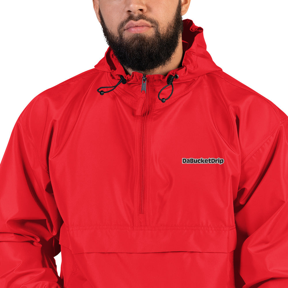 DaBucketDrip/Embroidered Champion Packable Jacket DaBucketDrip