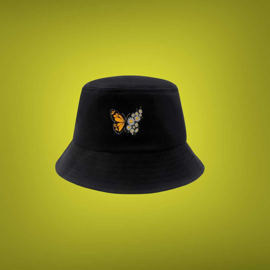 flower butterfly bucket hat dabucketdrip