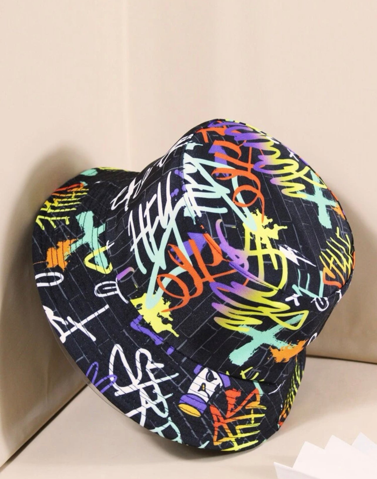 Zigzag Graphic Designer bucket hat DaBucketDrip