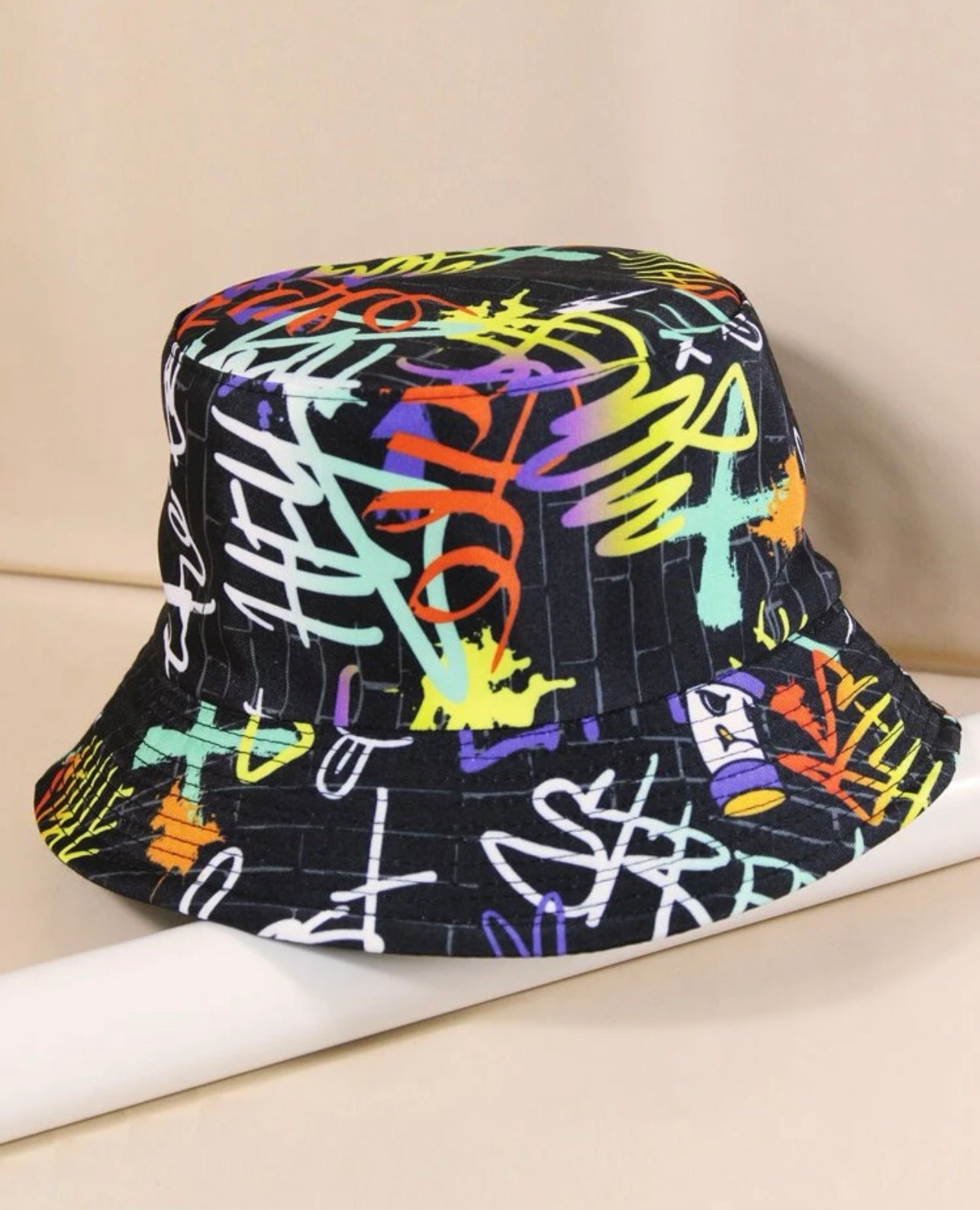 Zigzag Graphic Designer bucket hat DaBucketDrip