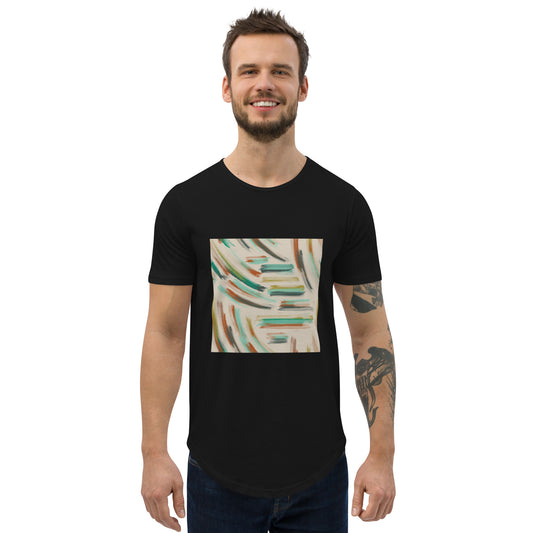 Digit Men's Curved Hem T-Shirt DaBucketDrip