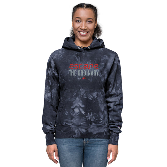 Dabucketdrip Unisex Champion tie-dye hoodie DaBucketDrip