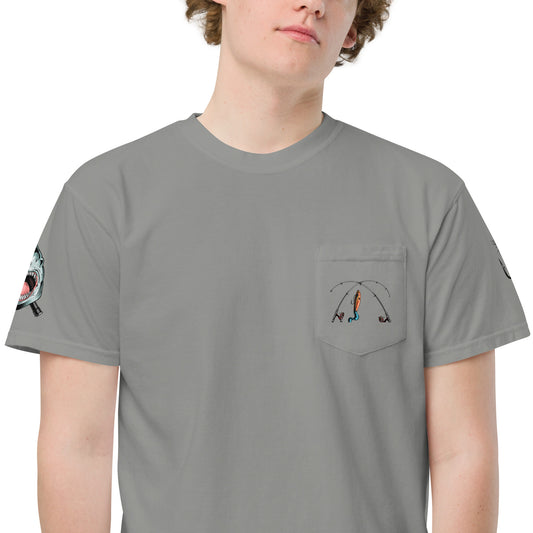 fishing pocket t-shirt DaBucketDrip